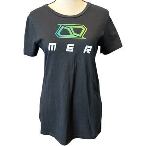 MSR Black T-Shirt with Logo
